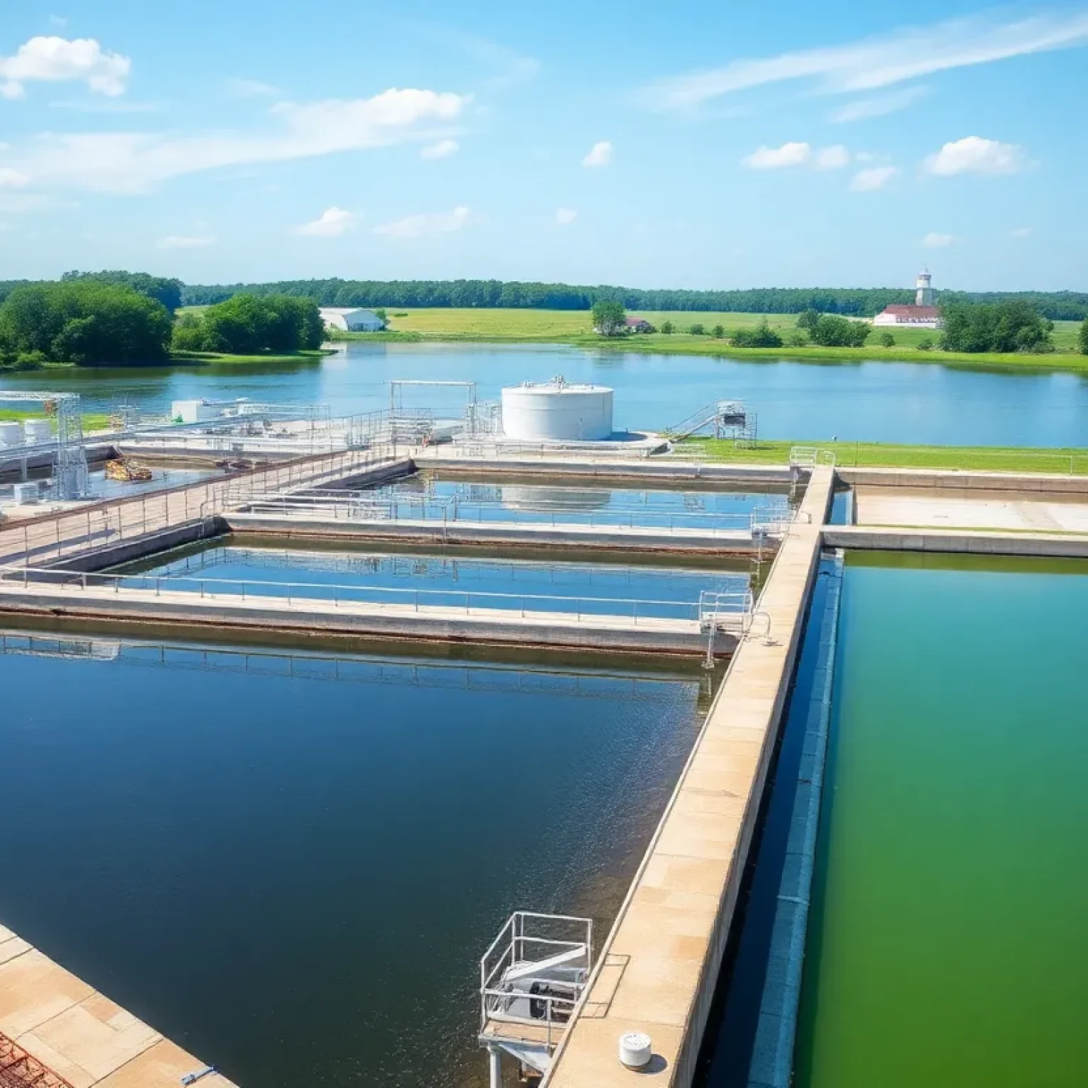 T.L. Amiss Water Treatment Plant in Shreveport, Louisiana