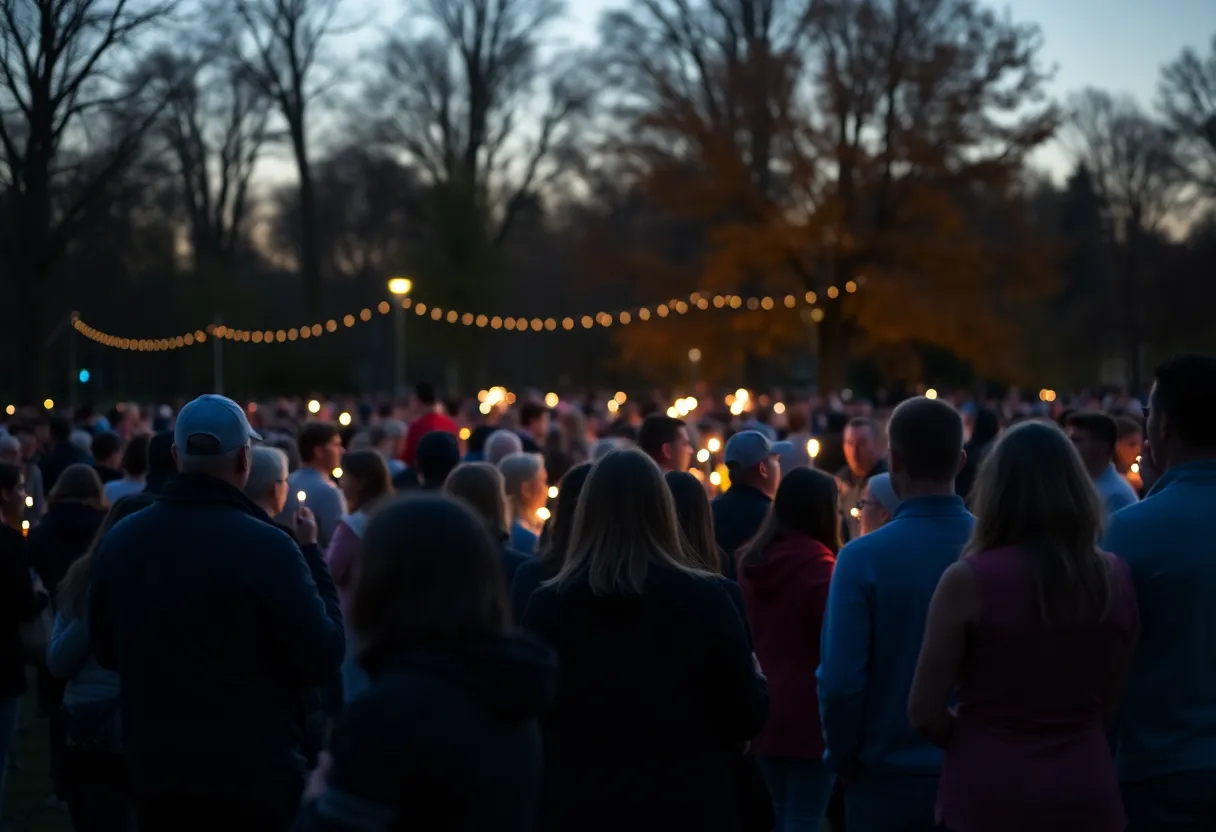 Community coming together in Shreveport during a time of mourning.