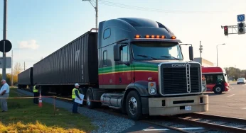 Train Collides with 18-Wheeler in Benton, Louisiana