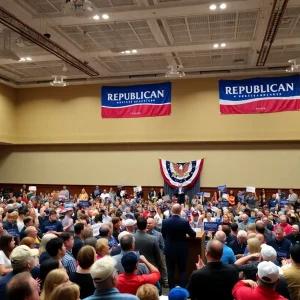 Conference audience during Trump’s speech at CPAC.