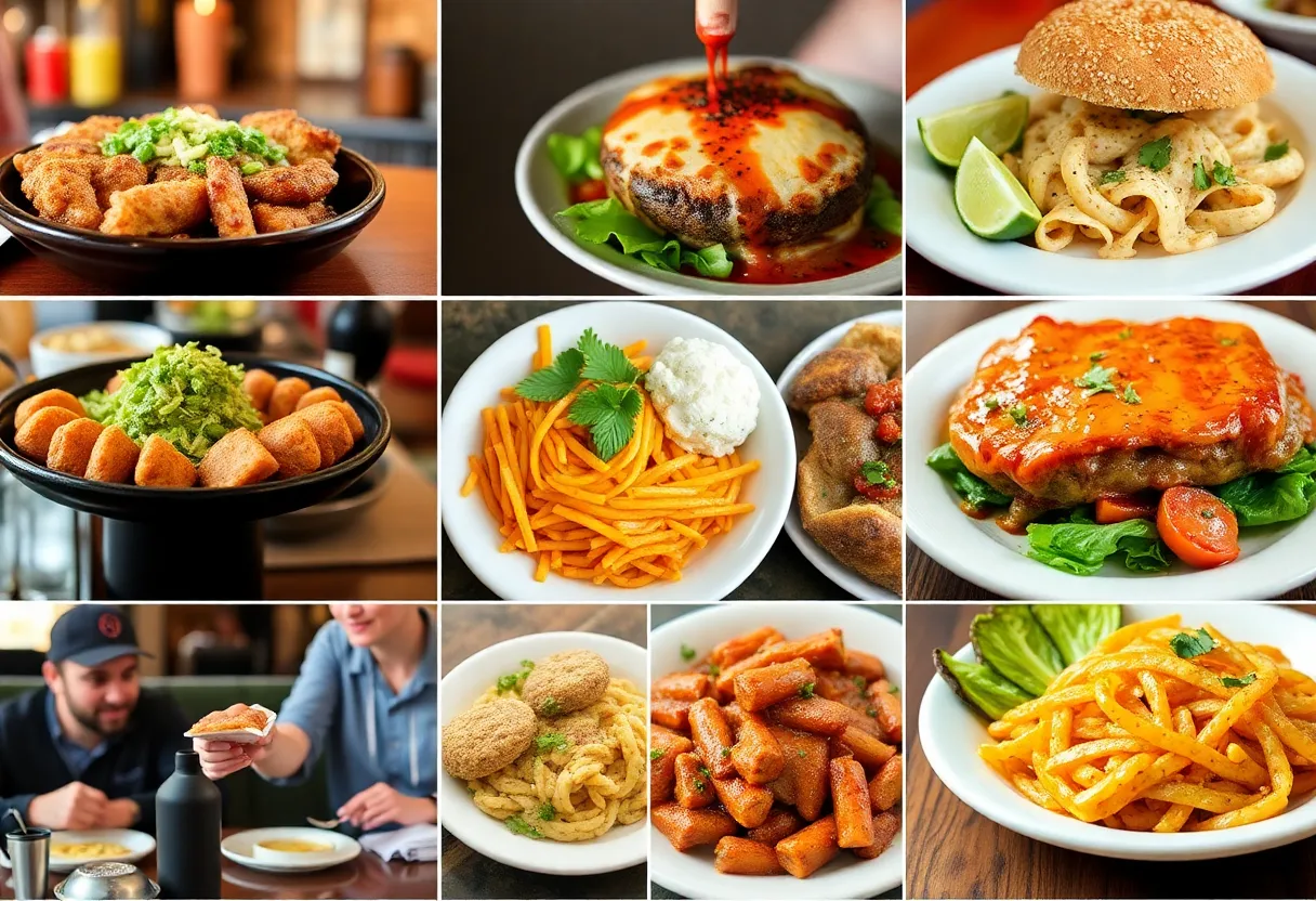 A collection of delicious dishes from Shreveport-Bossier restaurants during 318 Restaurant Week.