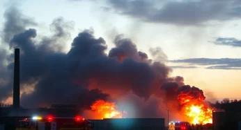 Shreveport Faces Drastic Fire Emergency: Recycling Plant Up in Flames