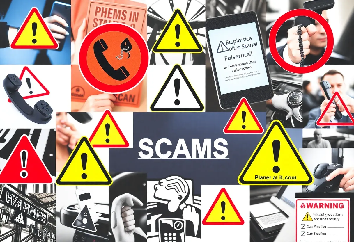 Awareness about phone scams and fraud.