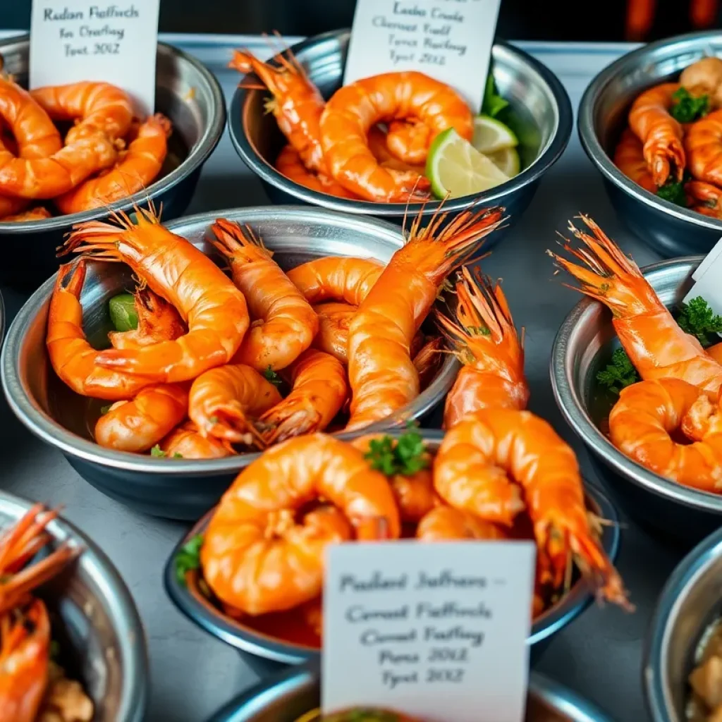 Shrimp dishes representing fraud in Shreveport restaurants