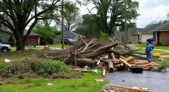 Shreveport Residents Assess Damage After EF1 Tornado Hits Neighborhood