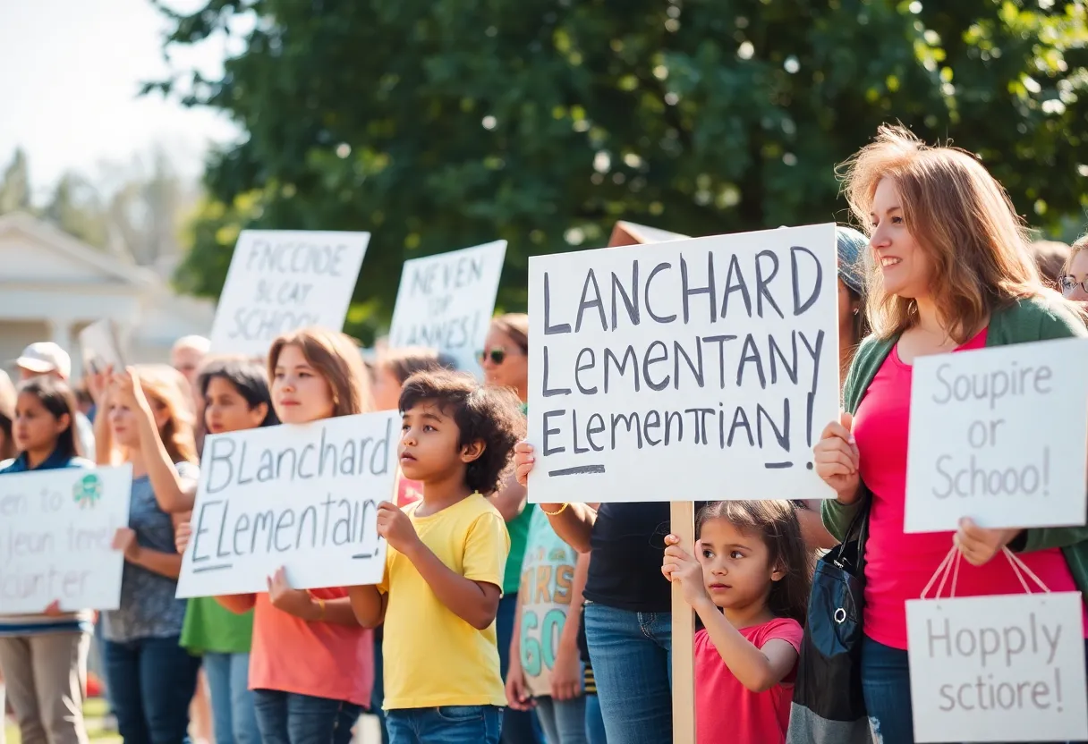Residents rallying to support Blanchard Elementary School in Shreveport