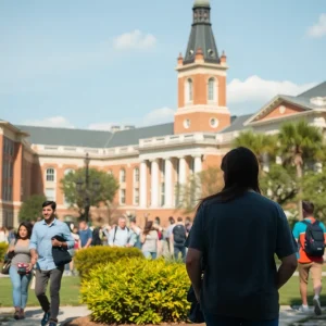 Students and faculty on LSU campus during transitional times