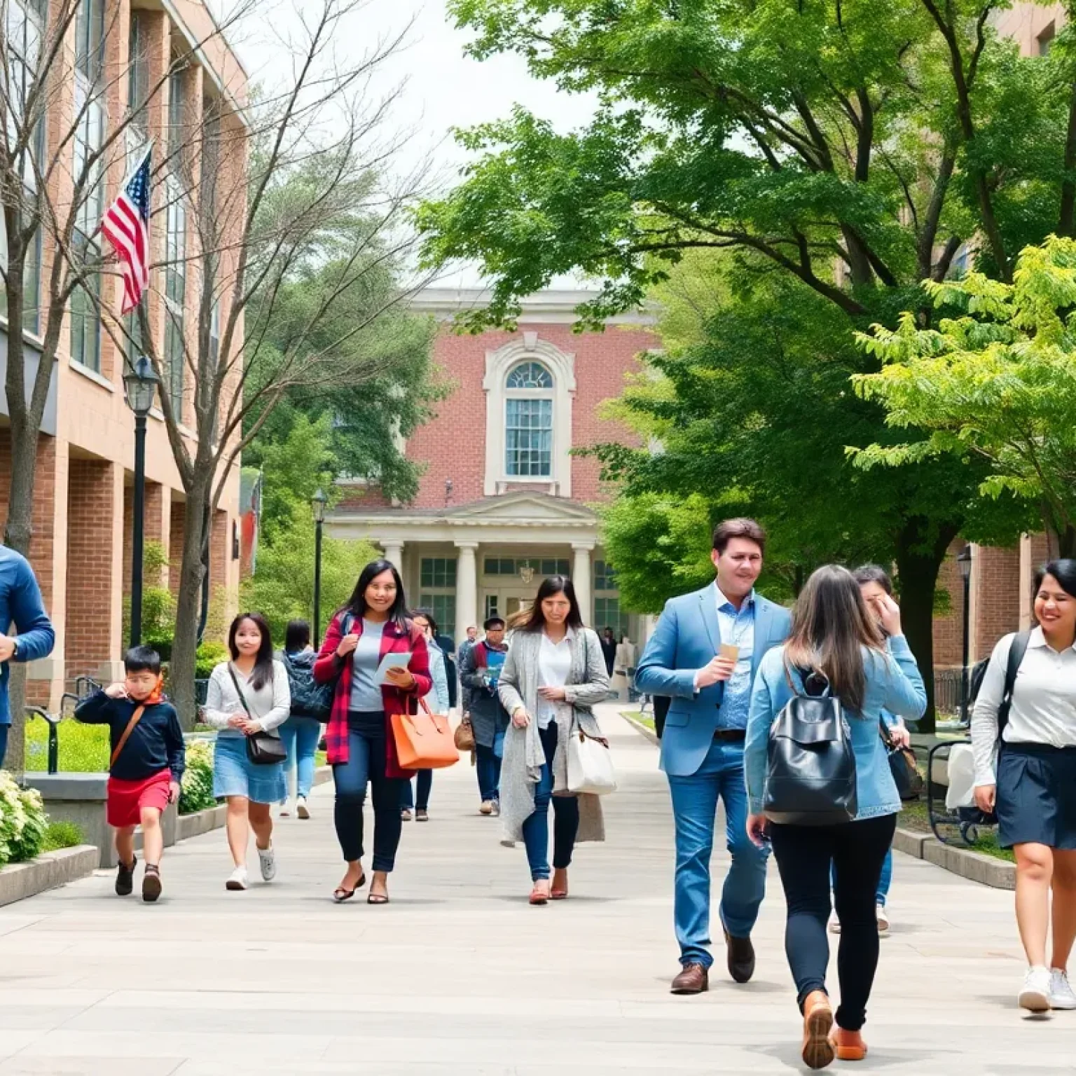 Campus of LSU Health Sciences Center in Shreveport, showcasing students and faculty.