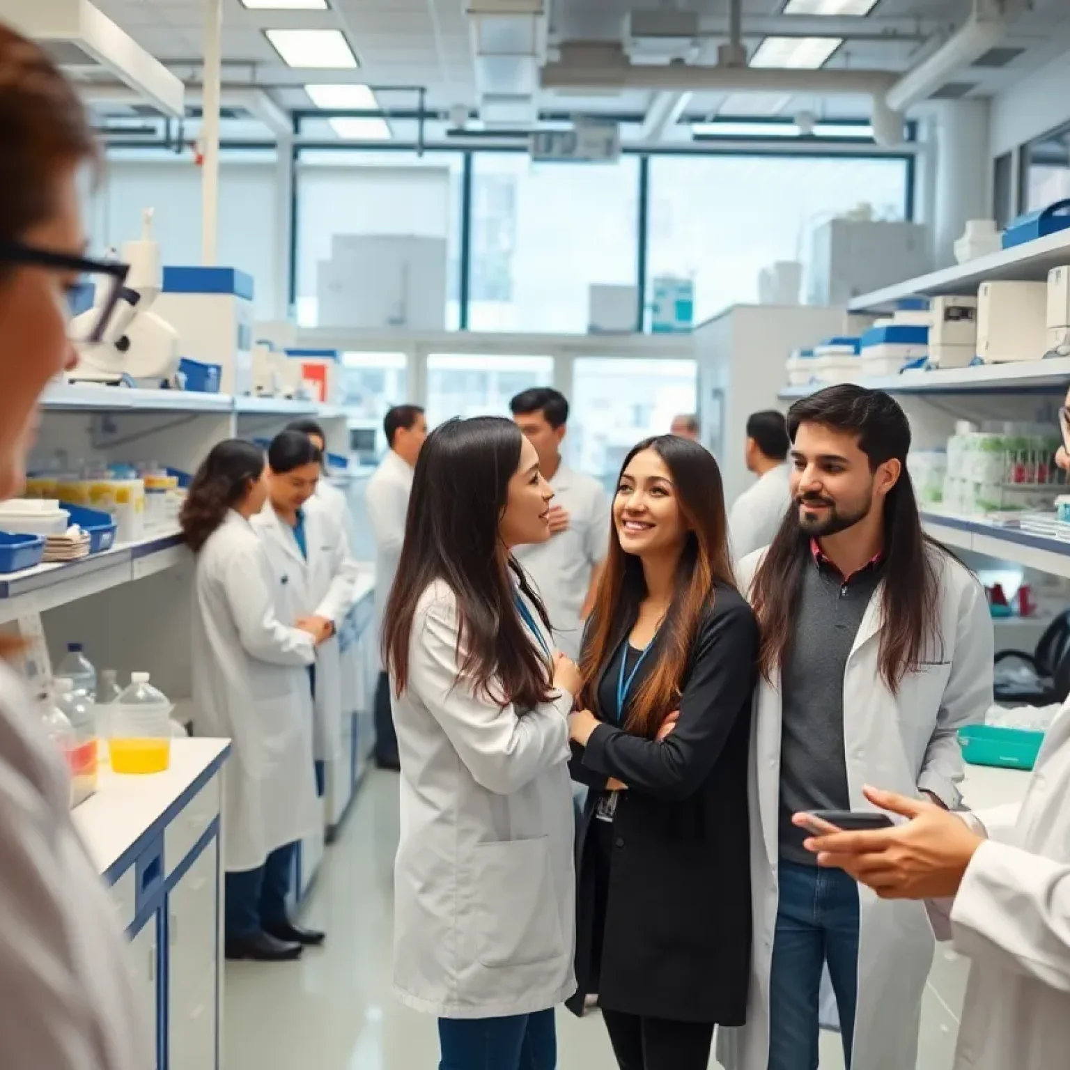 A collaborative environment in a medical research lab at LSU Health Sciences Center Shreveport