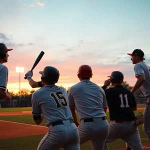 Oklahoma Sooners playing against LSU Tigers in SEC Baseball