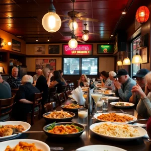 Vibrant Shreveport dining experience with diverse dishes