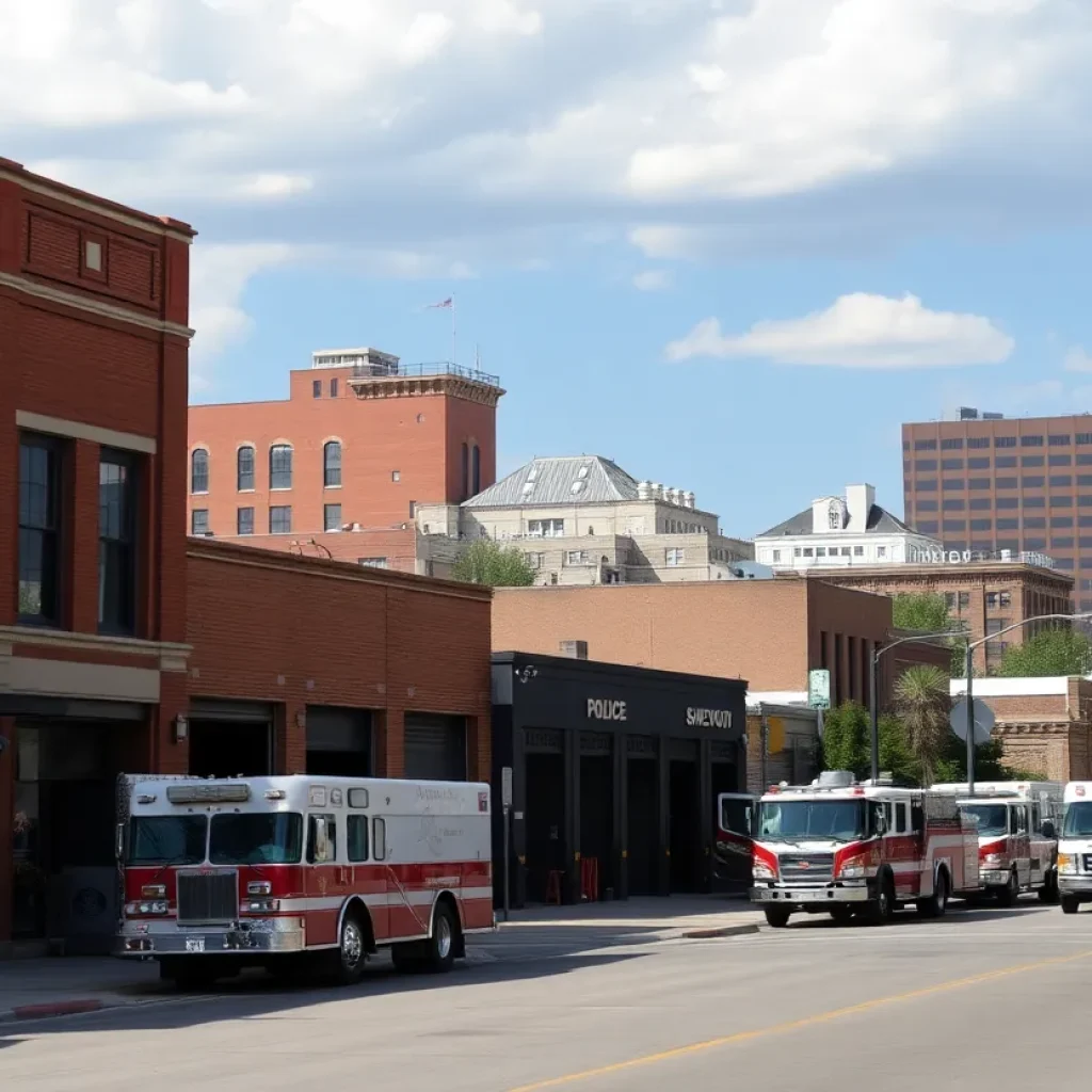 Shreveport police and fire department stations with equipment