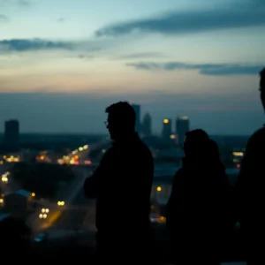 City landscape of Shreveport, Louisiana highlighting violence concerns