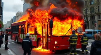 Fire Erupts from SporTran Bus in Shreveport; Passengers Safe